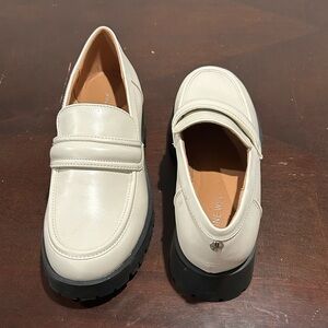 Nine West Cream Loafers